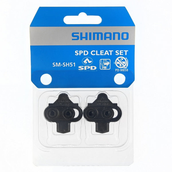 Schoenplaatjes Shimano SM-SH51 SPD zonder achterplaat (eenzijdig uitklikbaar)