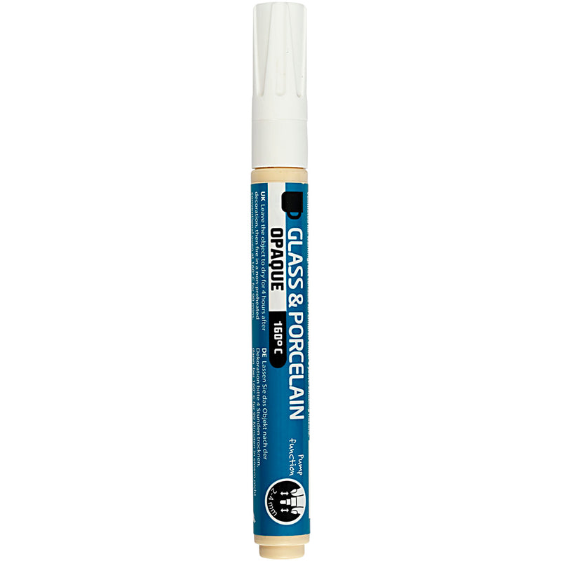 Load image into Gallery viewer, Https: www.cchobby.nl glas-en-porseleinstift-lijndikte-2-4-mm-dekkend-wit-1-stuk
