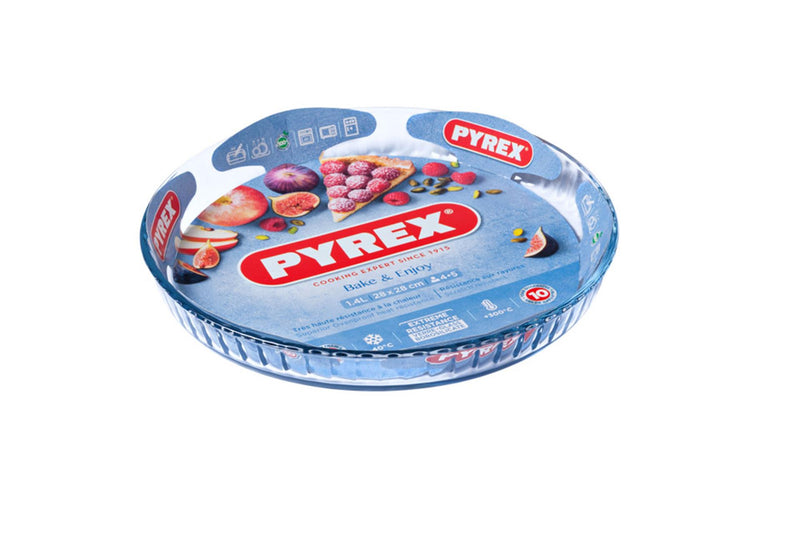 Load image into Gallery viewer, Pyrex taartvorm glas 25cm 1,1l
