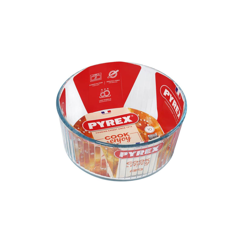 Load image into Gallery viewer, Pyrex souffle vorm glas 21cm
