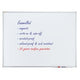 Magnetisch whiteboard franken x-traline sc3209 geëmailleerd 150x100cm wit