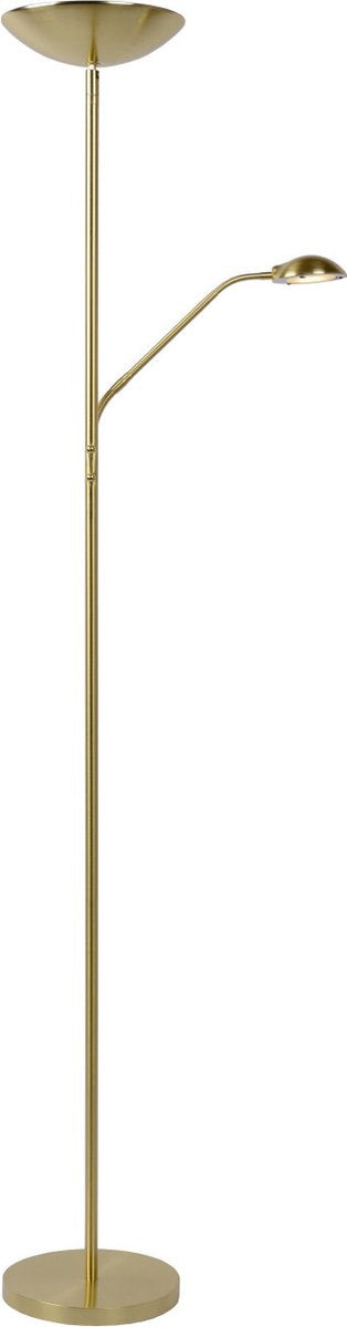 Lucide zenith - leeslamp - led dimbaar - 3000k - mat goud messing