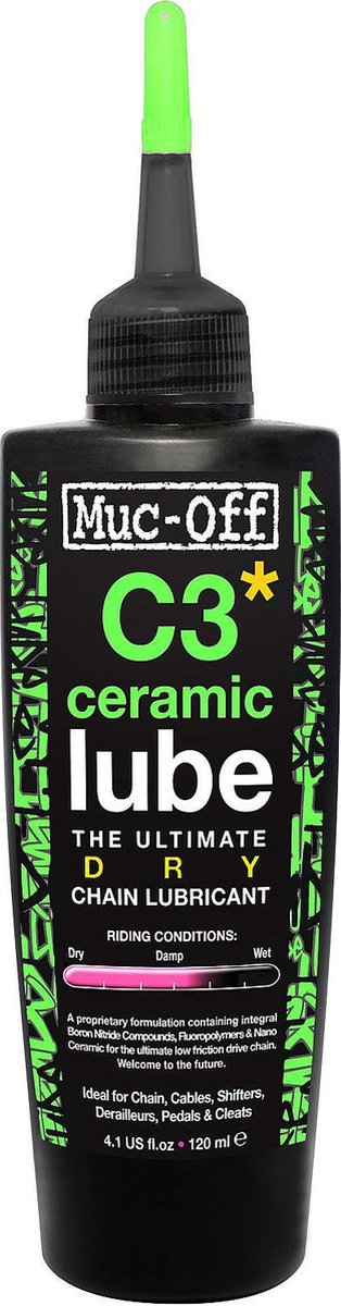 Muc-off dry lube c3 kettingolie ceramic 120ml