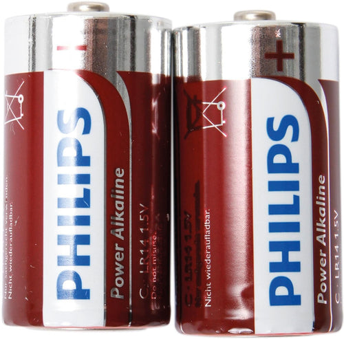 Philips batterij powerlife battery powerlife lr14 baby 2 in blister