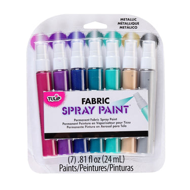 Tulip • spuitverf textiel 24ml metallic 7st.