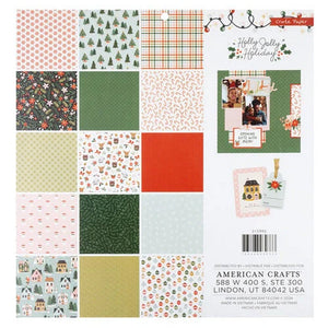 Crate paper • paper pad holly jolly holyday
