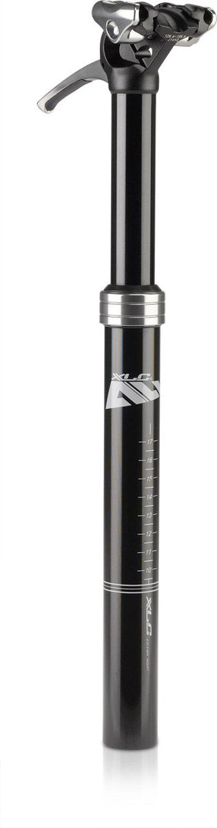 Xlc sp-s07 zadelpen - comp - verend - 30.9x350mm - aluminium - 85-100kg - zwart