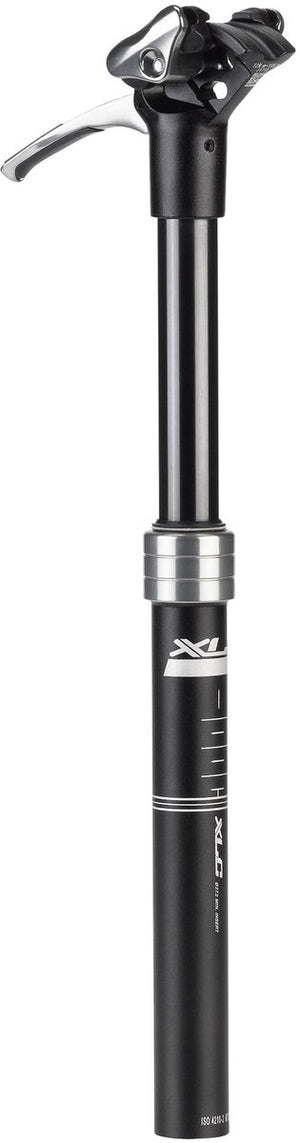 Xlc sp-t09 dropper zadelpen - 27.2x340mm - 80mm verstelbare hoogte - zwart