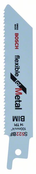 Bosch accessoires reciprozaagblad s 522 bf flexible for metal 2st - 2608656269