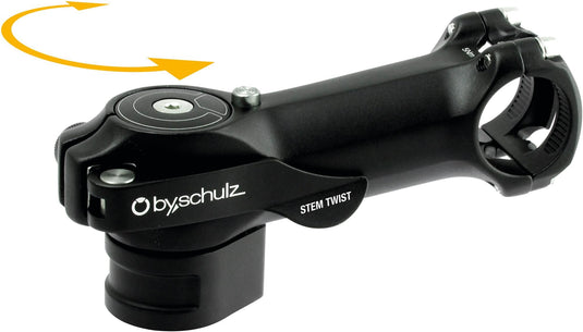 By,schulz stuurpen stem twist sds stem stem twist sds 90 31,8mm,alu,black