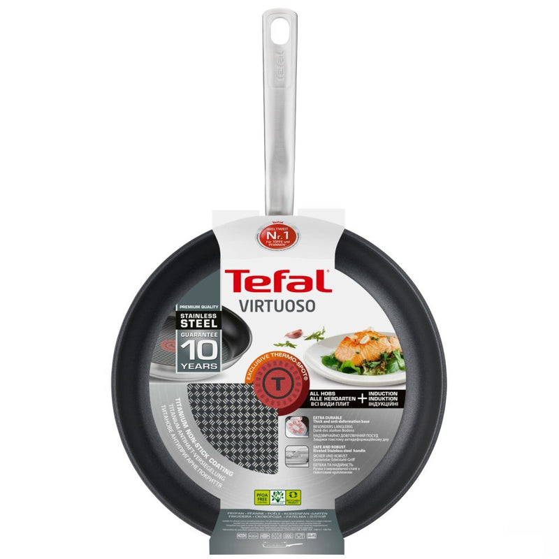 Load image into Gallery viewer, Tefal kookgerei tefal virtuoso koekenpan 30 cm rvs
