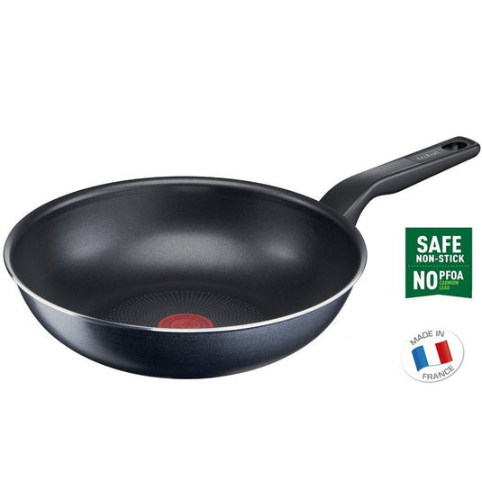 Tefal kookgerei tefal xl force wokpan 28 cm zwart