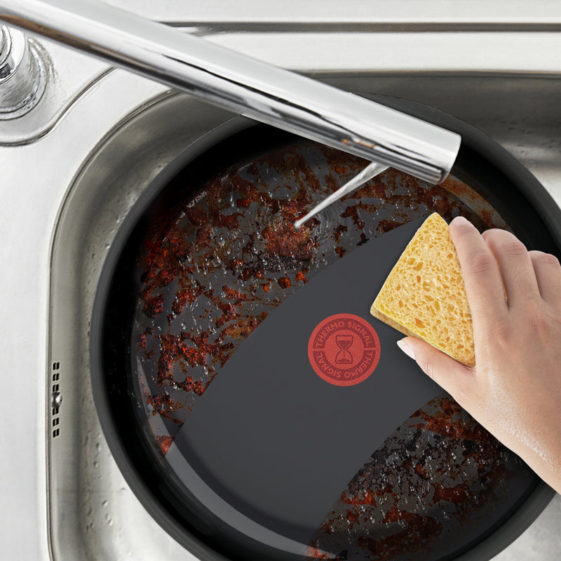 Load image into Gallery viewer, Tefal c47632 change black keramische hapjespan 24 cm zwart
