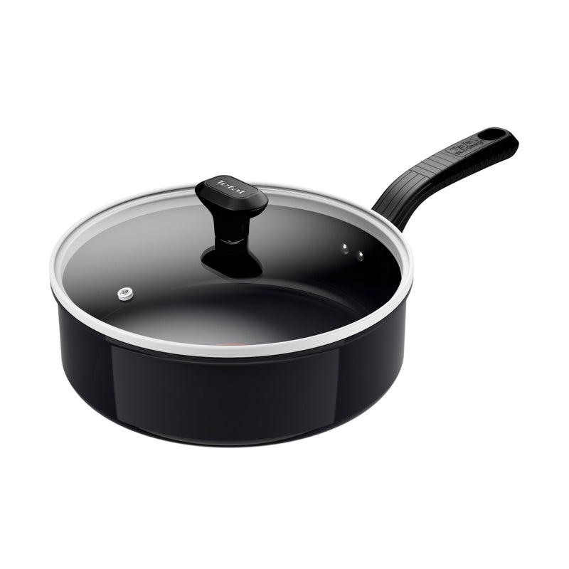 Load image into Gallery viewer, Tefal kookgerei tefal cook change keramisch hapjespan 24 cm pfas-vrij met deksel keramische antiaanbaklaag geschikt voor inductie
