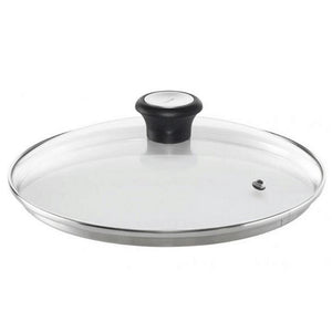 Tefal glazen deksel - ø 30 cm - met stoomgaatje - hittebestendig - geschikt voor koekenpannen