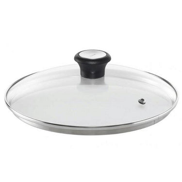 Tefal glazen deksel - ø 30 cm - met stoomgaatje - hittebestendig - geschikt voor koekenpannen
