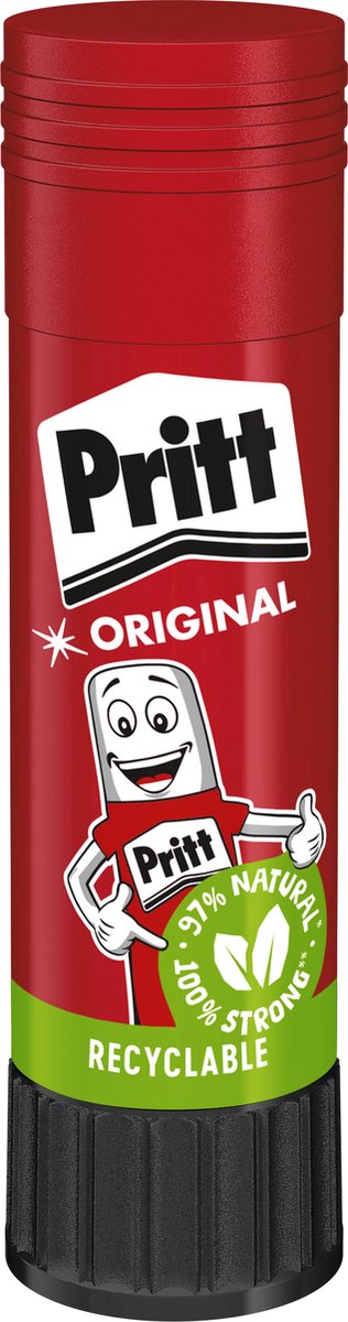 Pritt original 22 g box | original 22 g | lijmstick plakmiddel | school kantoor lijmstift | makkelijk milieuvriendelijk te gebruiken lijmstift.