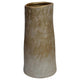 Mansion atmosphere vaas isa beige wit keramek 10x21cm