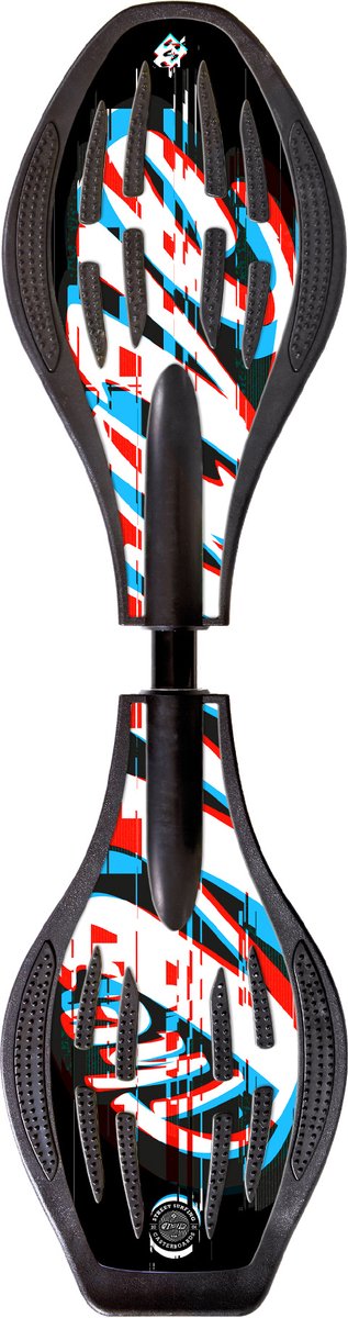 Streetsurfing schildkröt waveboard the wave - black glitch skateboard.