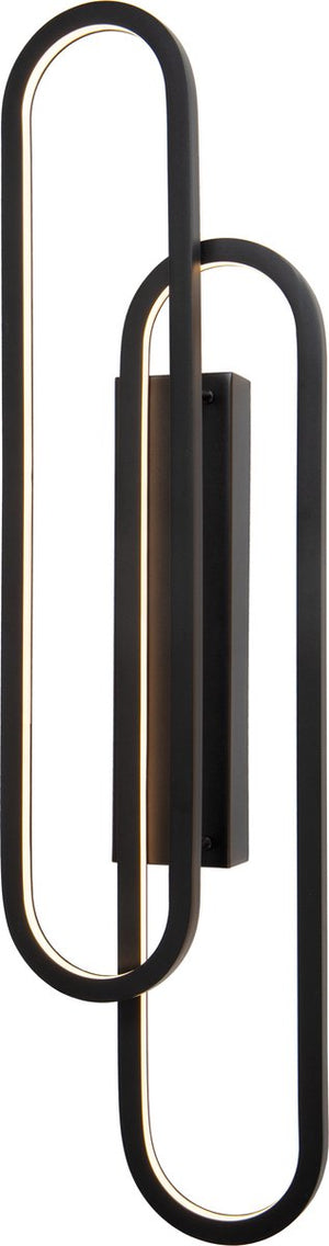 Lucide thelma - wandlamp - led dimbaar - 1x35w 2700k - zwart