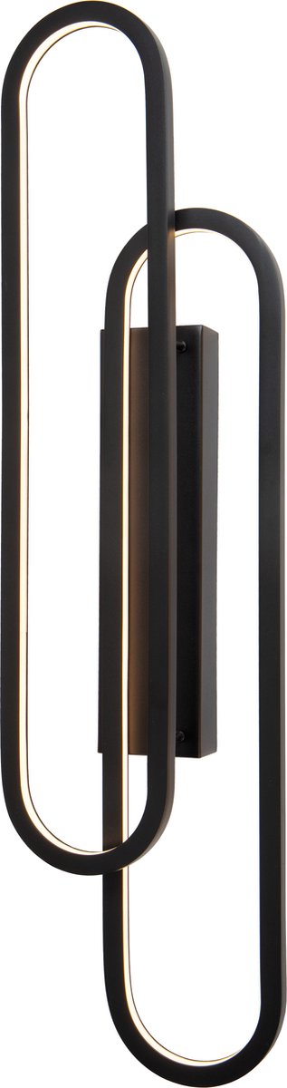 Lucide thelma - wandlamp - led dimbaar - 1x35w 2700k - zwart