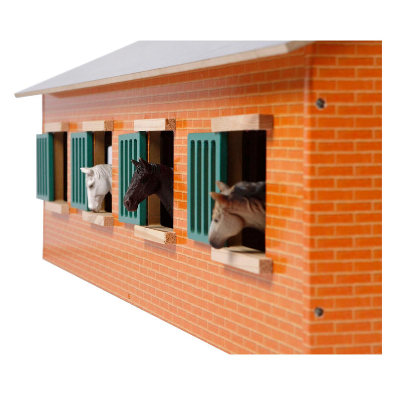 Load image into Gallery viewer, Kids globe paardenstal met 7 boxen, 1:24
