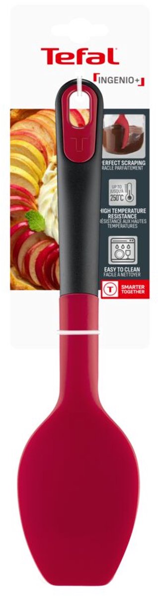 Tefal ingenio plus - siliconen lepelspatel - ergonomisch - duurzaam - multifunctioneel
