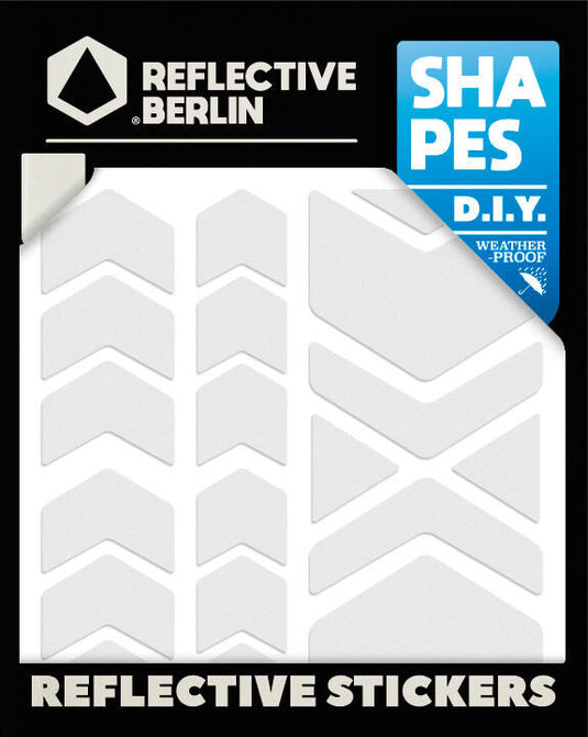 Reflective berlin reflex-sticker shapes refl.sticker refl.berlin chevrons white