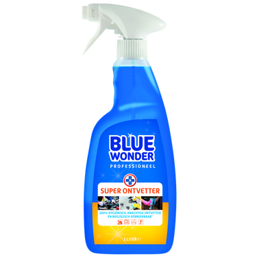 Blue wonder 1070320 - superontvetter 1l prof. 1l | 6 stuks