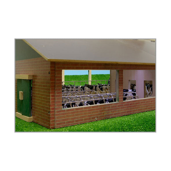 Load image into Gallery viewer, Kids globe ligboxenstal hout met melkunit 1:32
