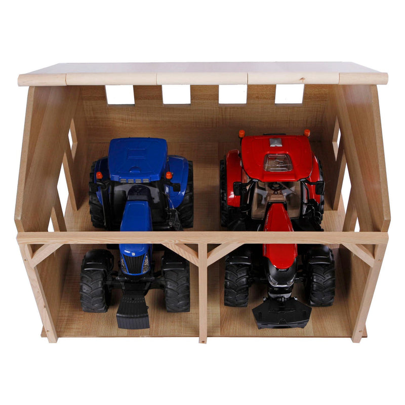 Load image into Gallery viewer, Kids globe landbouwloods voor 2 tractoren 1:16 55x53x38cm ( exclusief tractoren)
