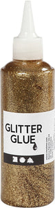 Creativ company glitterlijm goud, 118ml