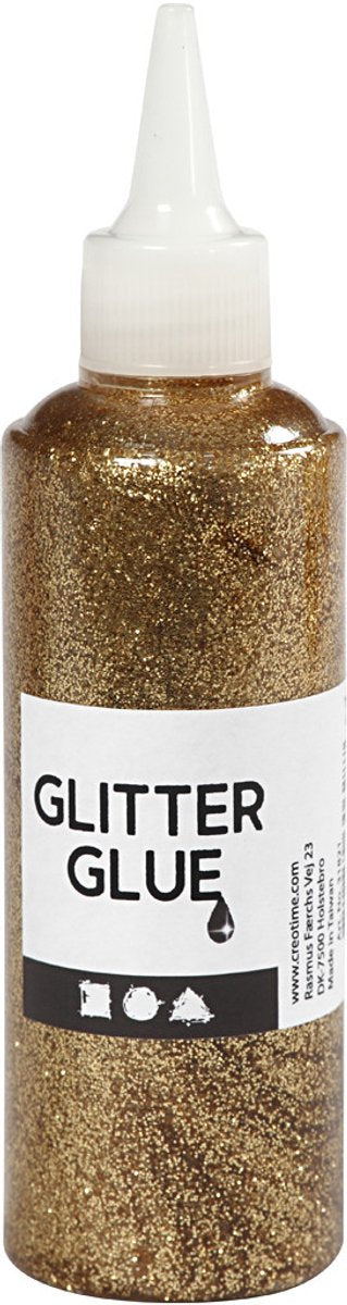 Load image into Gallery viewer, Creativ company glitterlijm goud, 118ml
