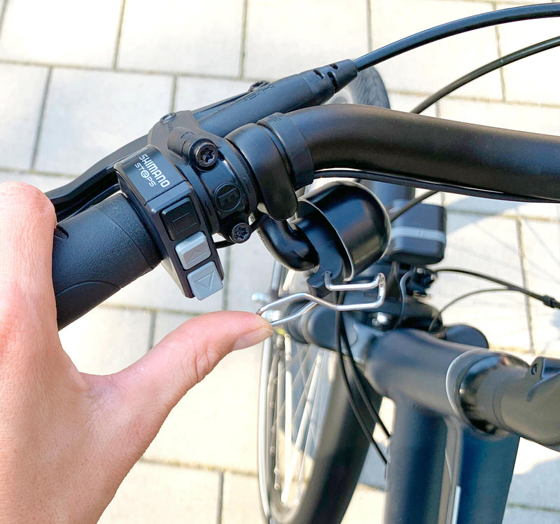 Load image into Gallery viewer, Widek fietsbel e-bike bell e-bike black silver

