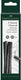 Faber-castell houtskool - pitt monochrome - 6-11 mm - 6 stuks - fc-129398