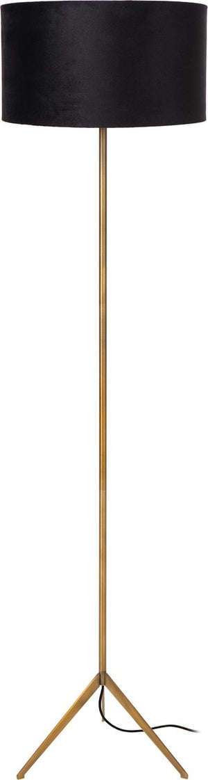 Lucide tondo - vloerlamp - ø 38 cm - 1xe27 - mat goud messing