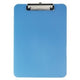 Klembord office depot acryl folio 23 x 32cm blauw 120mm clip multifunctioneel