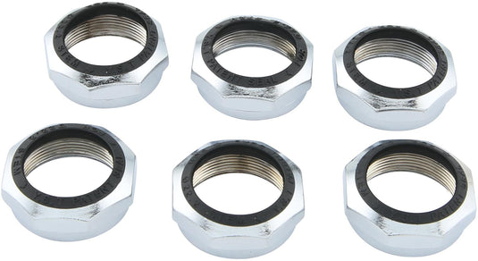 Bofix balhoofd �22.2mm bovenmoer open chroom (6st)