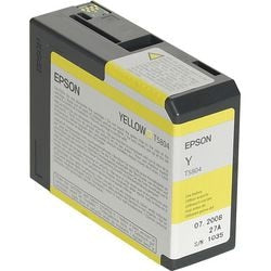 inktcartridge epson t5804 geel