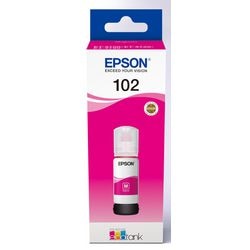Inktfles epson 102 c13t03r340 magenta