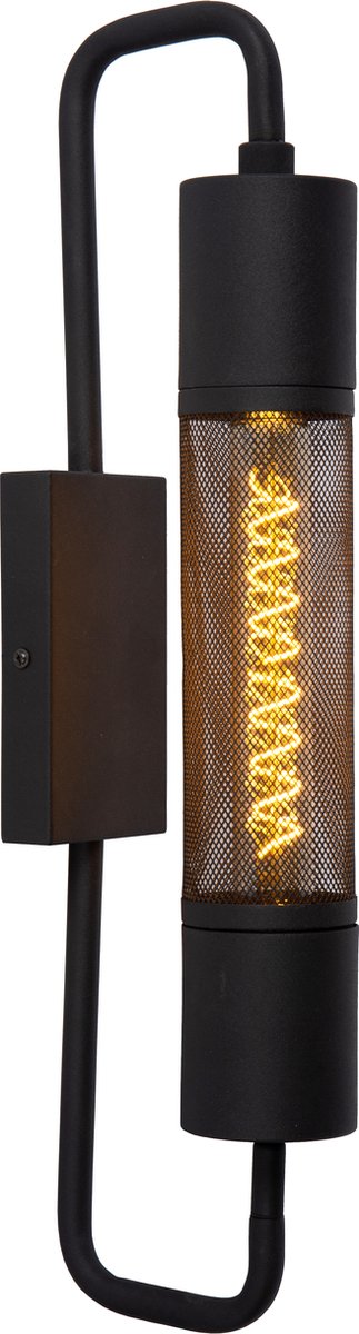 Lucide calixt - wandlamp - 1xe27 - zwart