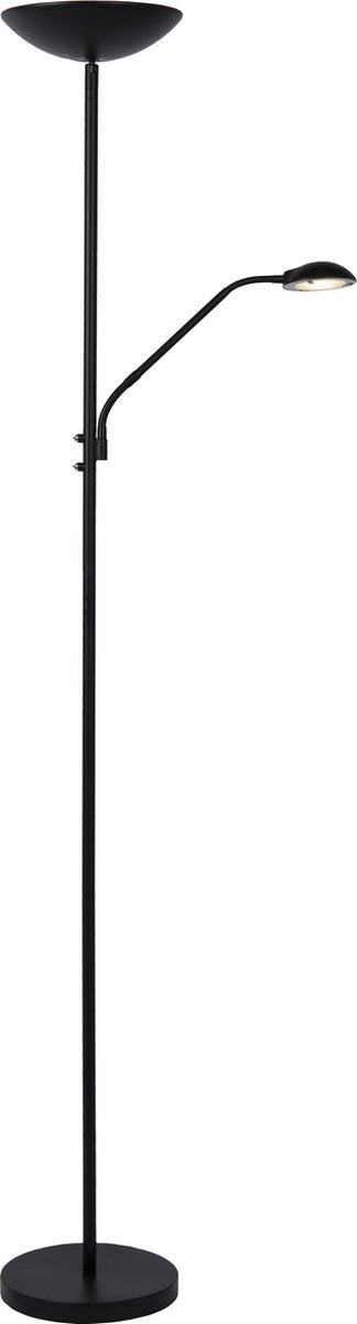 Lucide zenith - leeslamp - led dimbaar - 3000k - zwart