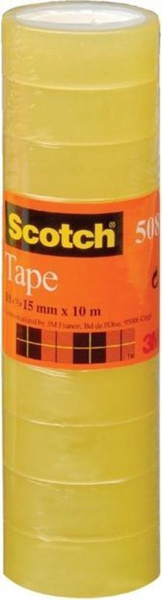 Scotch - plakband 508 15mmx10m transparant