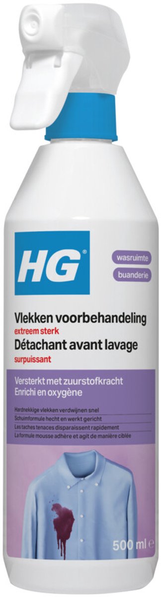 Hg vlekken voorbehandeling extra sterk 500ml