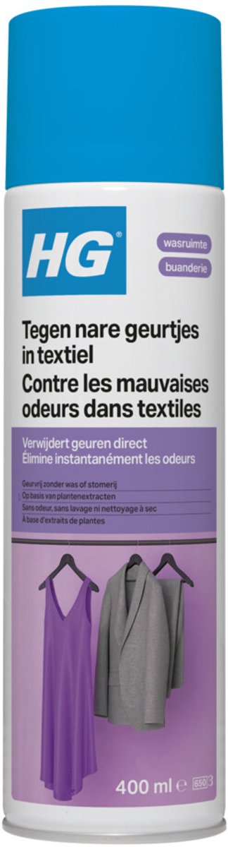 Load image into Gallery viewer, Hg tegen nare geurtjes in textiel 400ml
