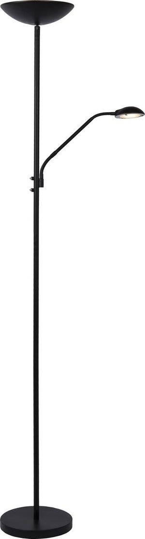 Lucide zenith - leeslamp - led dimbaar - 3000k - zwart