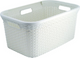 Curver style wasmand 45 liter vintage wit