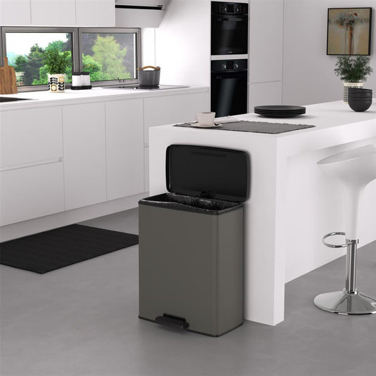 Curver decobin pedaalemmer 65l cool grey