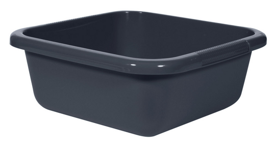 Curver afwasbak vierkant 35cm 10l antraciet