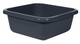 Curver afwasbak vierkant 35cm 10l antraciet